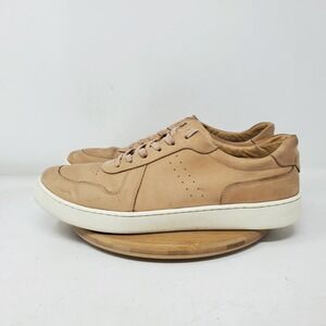 Nisolo Shoes Mens 10.5 Beto Go‎ To Court Brown Leather Lace Up Sneakers Comfort